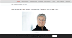 Desktop Screenshot of die-freie-trauung.com